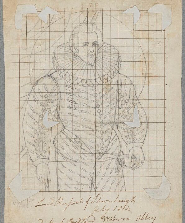William Russell, 1st Baron of Thornhaugh Portrait Print Sale Professional