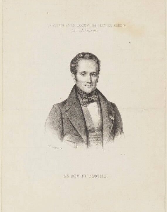 Duc de Broglie Portrait Print Low Cost Online