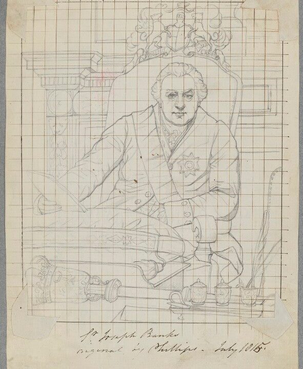 Sir Joseph Banks, Bt Portrait Print Buy Cheap Inexpensive