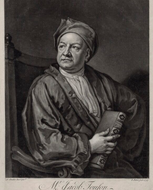 Jacob Tonson I Portrait Print Outlet Reliable