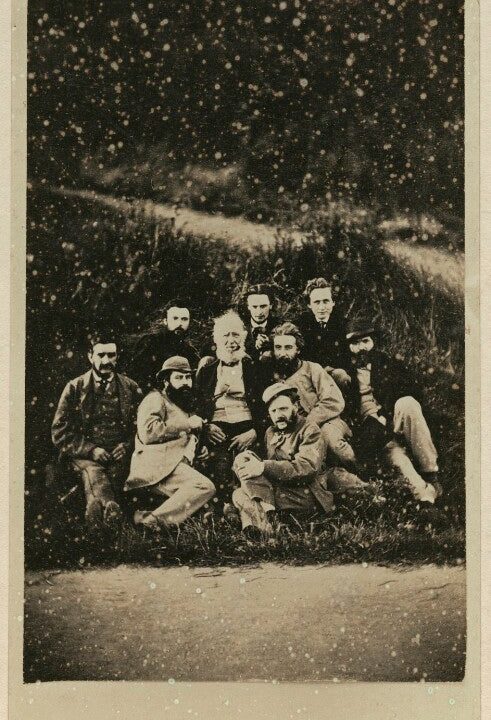 Thomas Woolner with his workmen Portrait Print Cheap Sale Websites