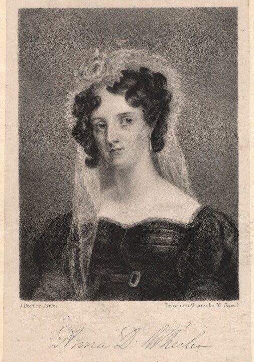 Anna Wheeler (née Doyle) Portrait Print Cheap Sale 100% Original