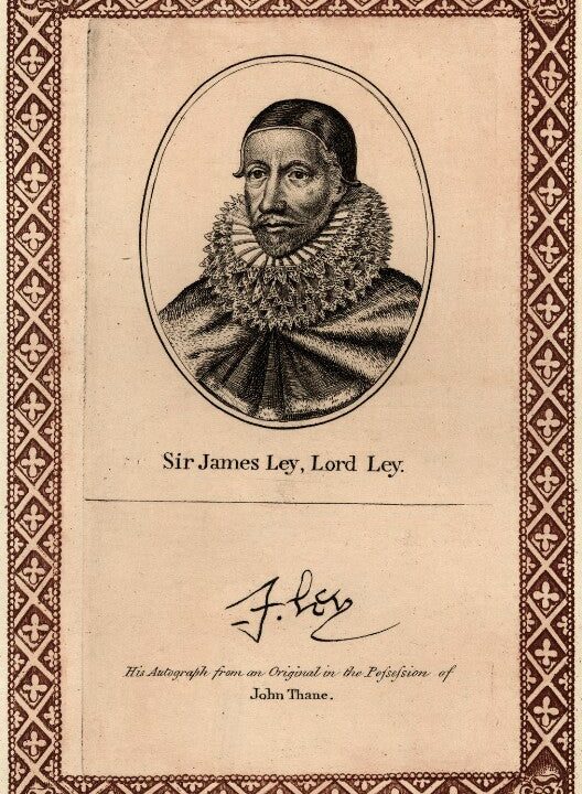 James Ley, 1st Earl of Marlborough Portrait Print Discounts Cheap Pice