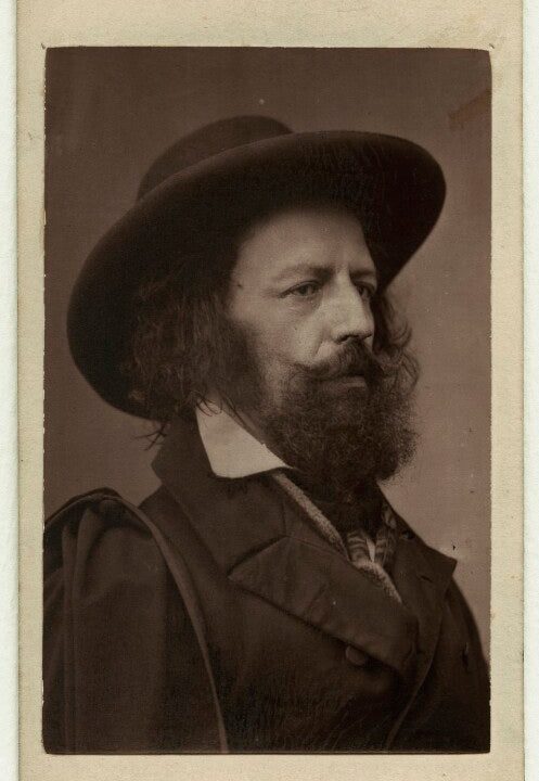 Alfred, Lord Tennyson Portrait Print Free Shipping The Cheapest