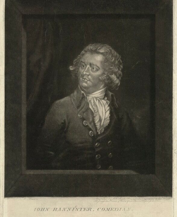 John Bannister Portrait Print Free Shipping Huge Surprise