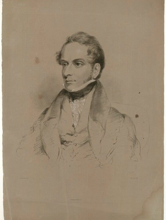 Decimus Burton Portrait Print Pay With Visa