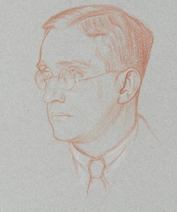 Leon Underwood Portrait Print Free Shipping Visit
