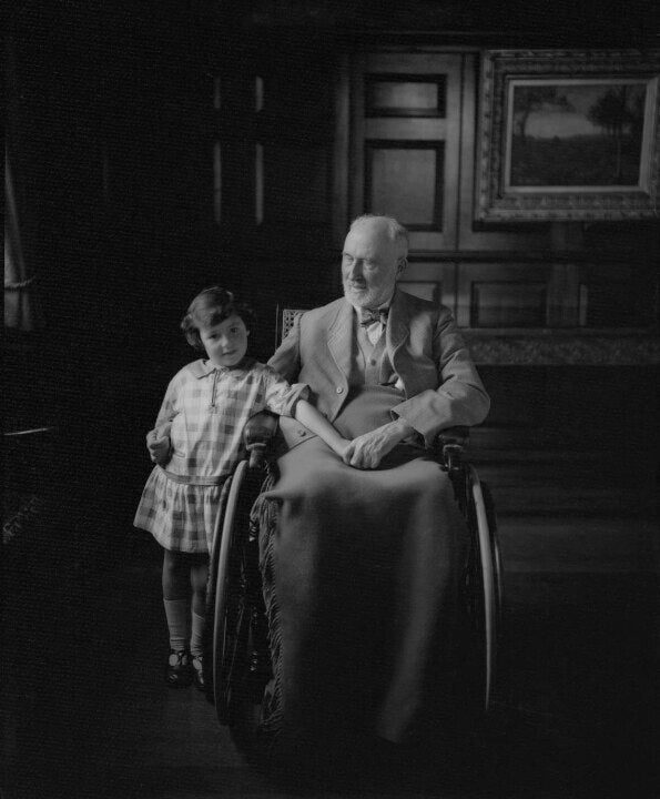 William Robinson with an unknown child Portrait Print Enjoy Cheap Pice