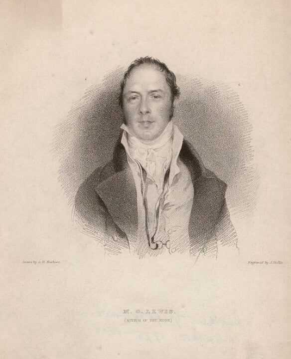 Matthew 'Monk' Lewis Portrait Print Clearance Reliable