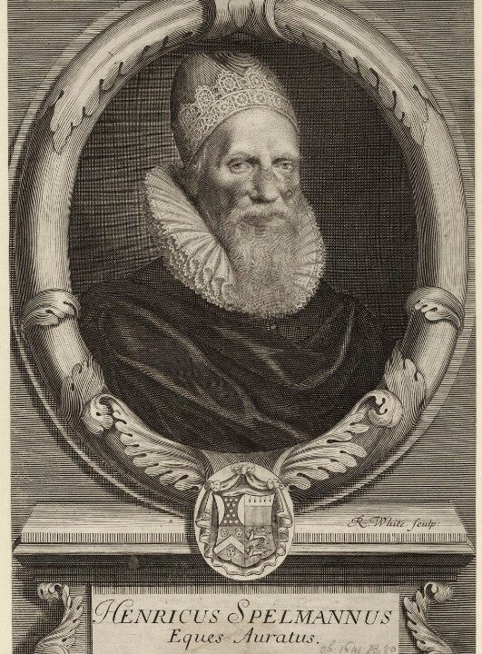 Sir Henry Spelman Portrait Print Sast