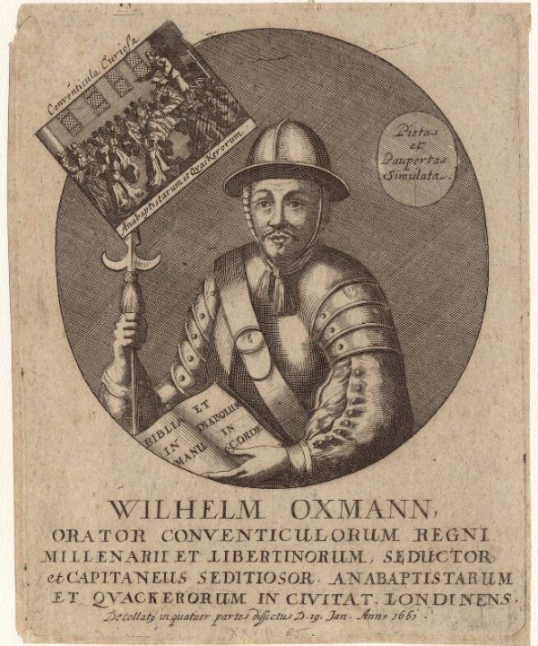 William Oxman (or Orsingham) Portrait Print New Online