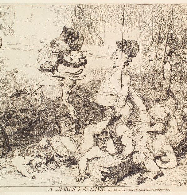 'A march to the bank' Portrait Print Tumblr Cheap Online