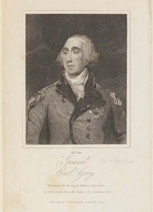 Charles Grey, 1st Earl Grey Portrait Print From China For Sale