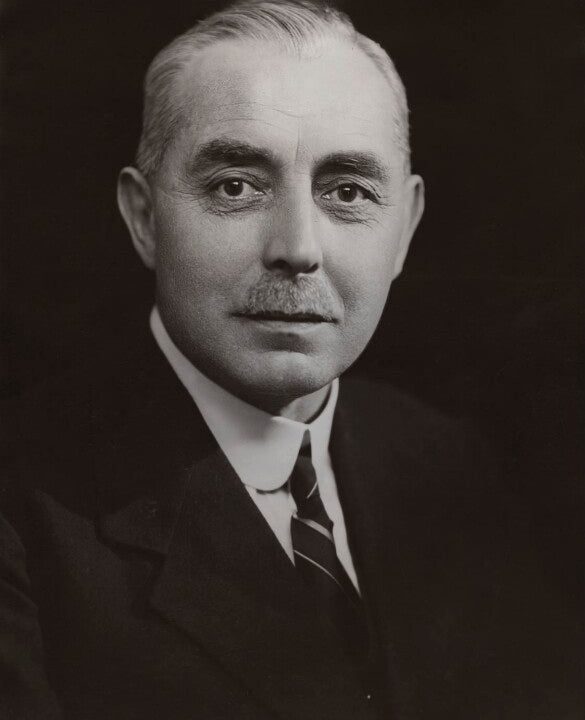 Sir (Arthur Charles) Cosmo Parkinson Portrait Print Visa Payment For Sale