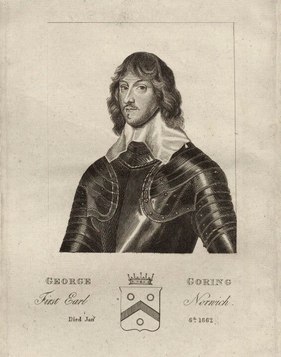 George Goring, Earl of Norwich Portrait Print Excellent Online