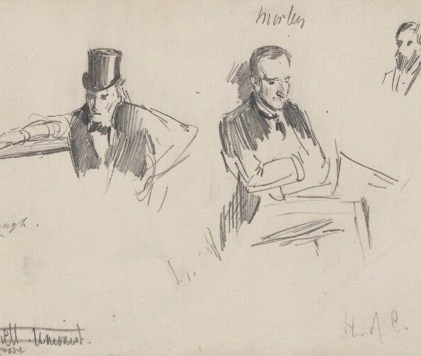 Three sketches Portrait Print Cheap Comfortable