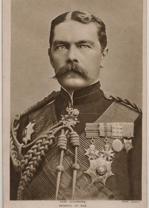 Herbert Kitchener, 1st Earl Kitchener Portrait Print Looking For For Sale