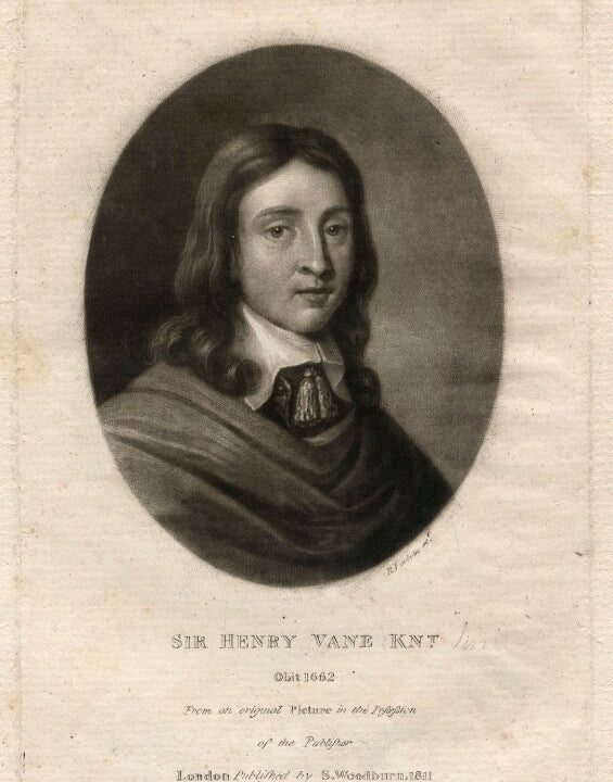 Sir Henry Vane the Younger Portrait Print In China Sale Online