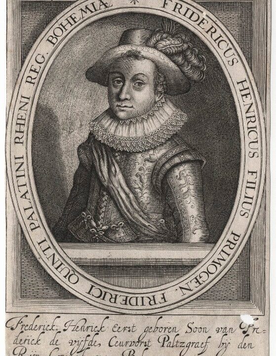 Frederick Henry, Prince of the Palatinate Portrait Print Discount Low Cost