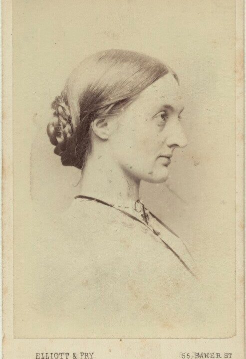 Fanny Hunt (née Waugh) Portrait Print Original For Sale