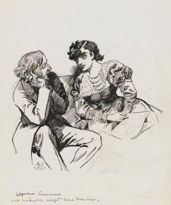 Algernon Charles Swinburne; Adah Isaacs Menken Portrait Print Clearance Find Great