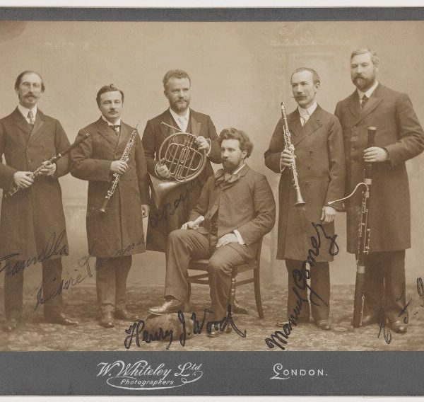 Sir Henry Wood with Promenade Concert Performers Portrait Print Sale Original