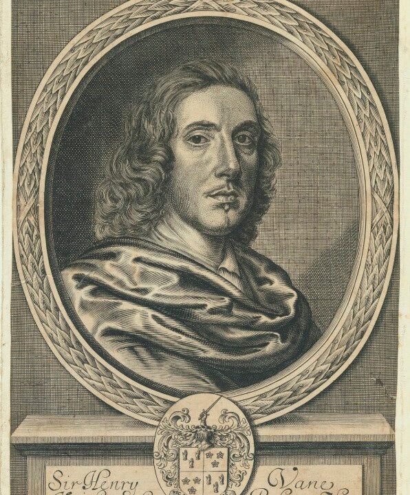 Sir Henry Vane the Younger Portrait Print Cheap Sale Sale