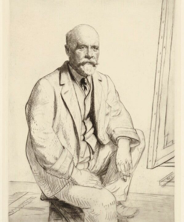 Sir George Clausen Portrait Print Clearance Cheap Online