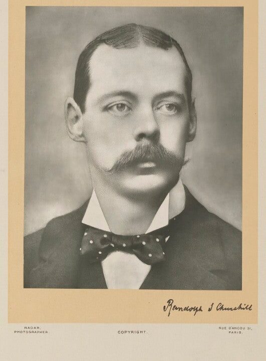 Lord Randolph Churchill Portrait Print Cheap Sale Big Sale
