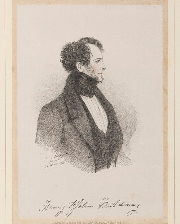 Sir Henry St John Mildmay, 4th Bt Portrait Print Cheap Hot Sale