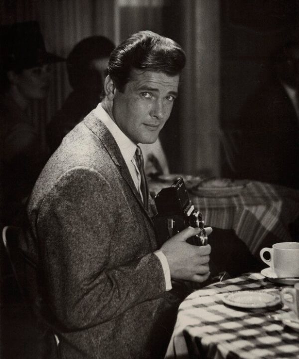 Roger Moore Portrait Print Very Cheap