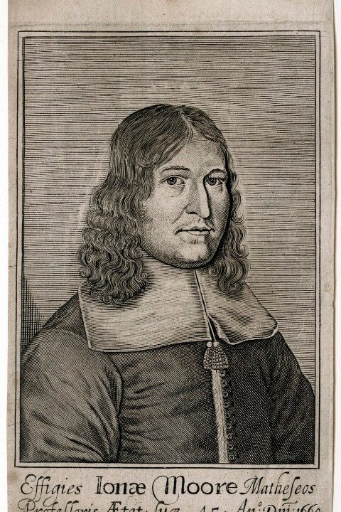 Sir Jonas Moore Portrait Print Discount 2025 New