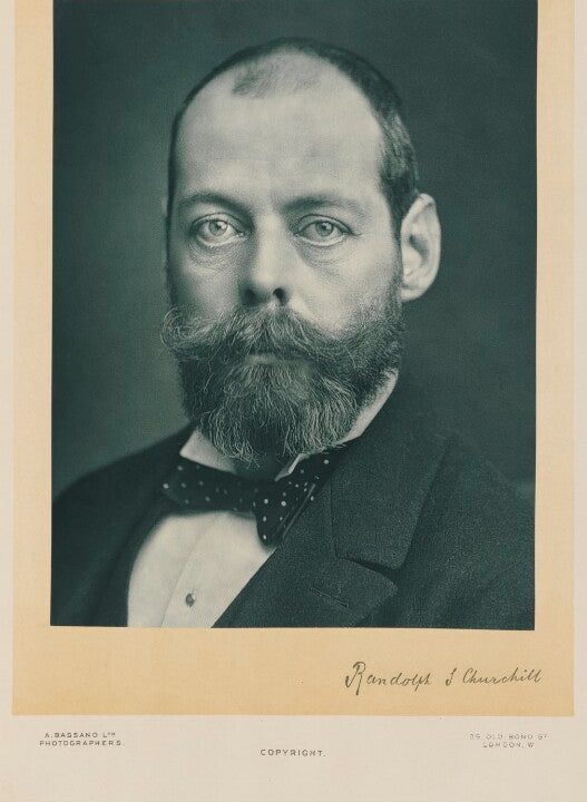 Lord Randolph Churchill Portrait Print Cheap Sale Newest
