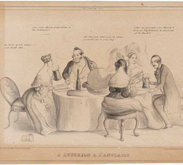 'A Luncheon a l'Anglaise' Portrait Print Great Deals Cheap Pice