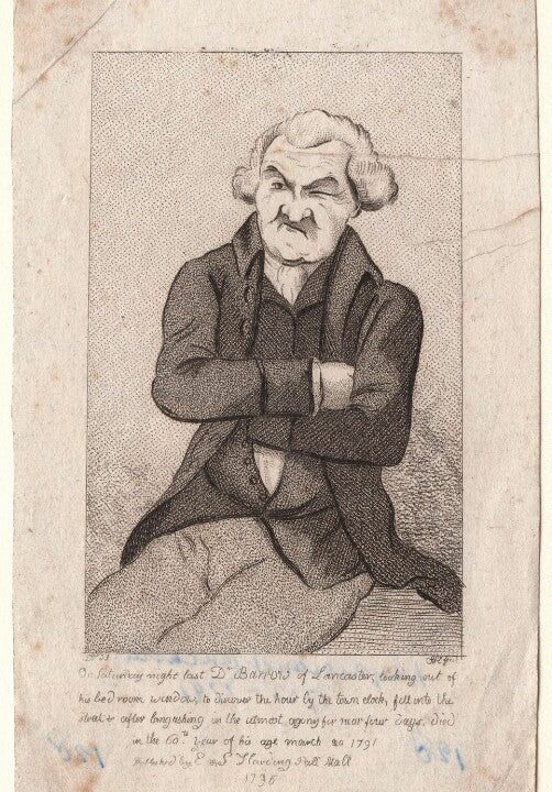 Dr Barrow Portrait Print Free Shipping Cheap Real