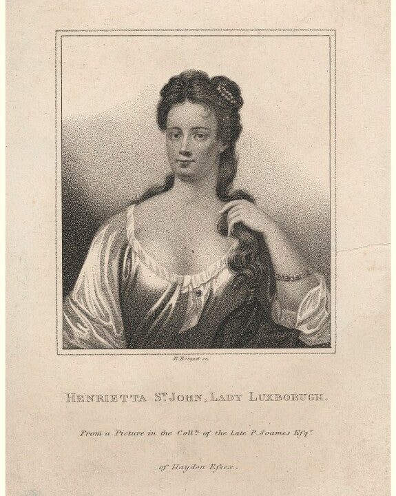 Henrietta Knight (née St John), Lady Luxborough Portrait Print Geniue Stockist Online