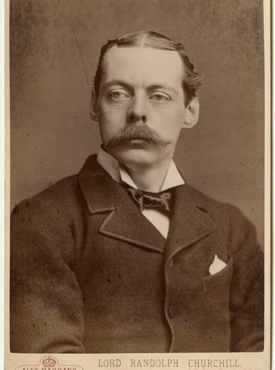 Lord Randolph Churchill Portrait Print Free Shipping Cheap Online