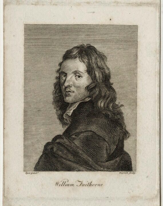 William Faithorne Portrait Print Free Shipping Online