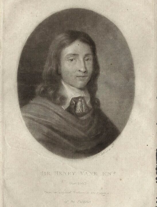 Sir Henry Vane the Younger Portrait Print Cheap Pice Free Shipping