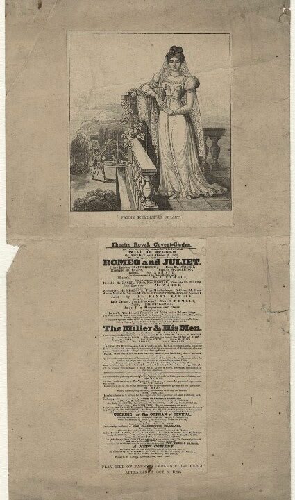 Fanny Kemble as Juliet Portrait Print Official Online