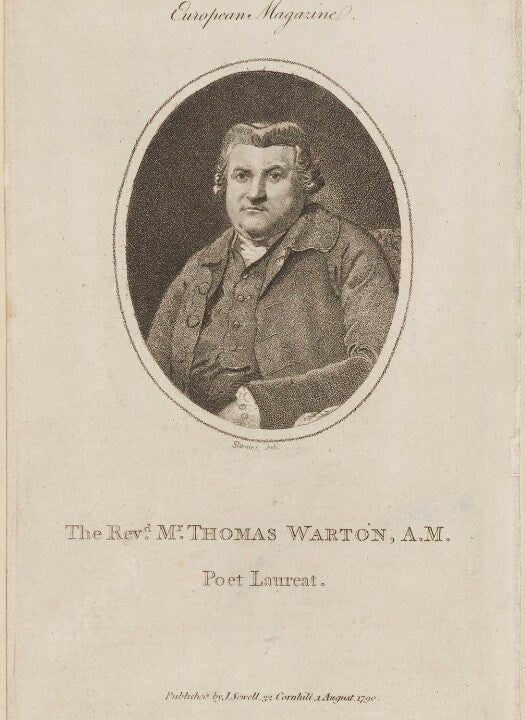 Thomas Warton the Younger Portrait Print Cheap Sale 100% Original