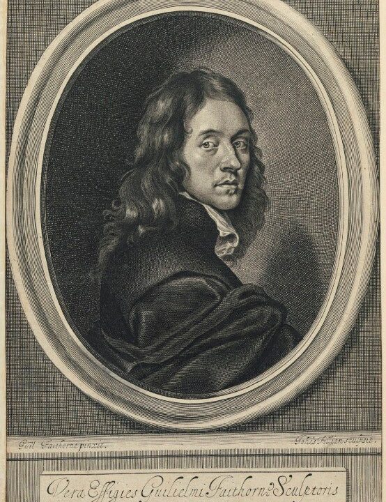 William Faithorne Portrait Print Discount Fashion Style