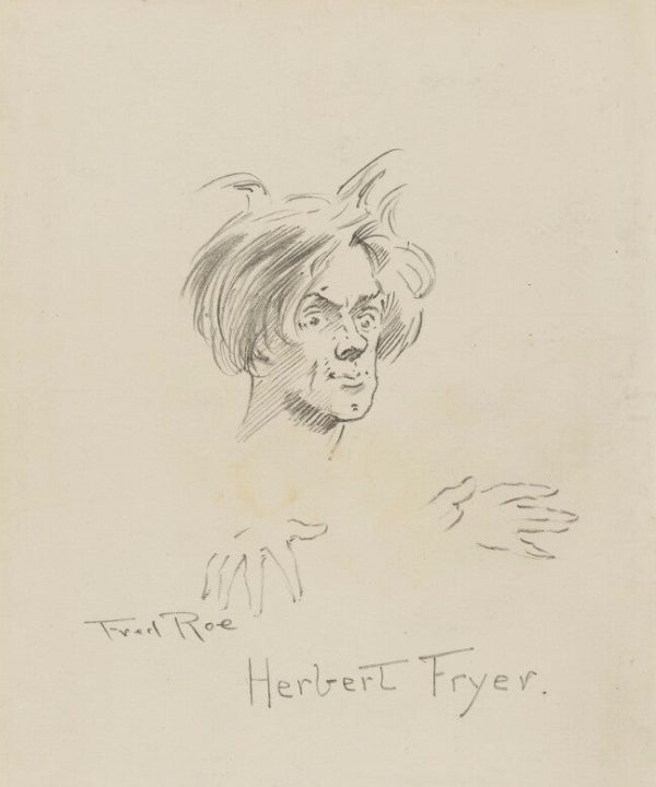 Herbert Fryer Portrait Print Cheap Sale Many Kinds Of