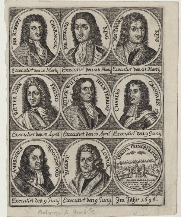 Jacobite Conspirators Portrait Print Outlet Manchester Great Sale