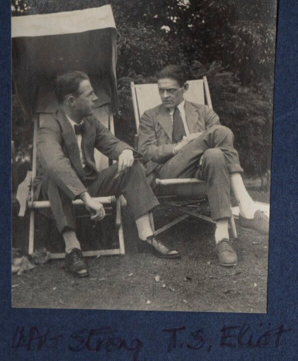 Leonard Alfred George Strong; T.S. Eliot Portrait Print Buy Cheap Cost