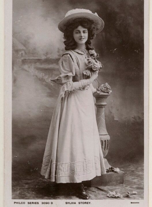 Sylvia Lillian (née Storey), Countess Poulett Portrait Print Free Shipping Pay With Visa
