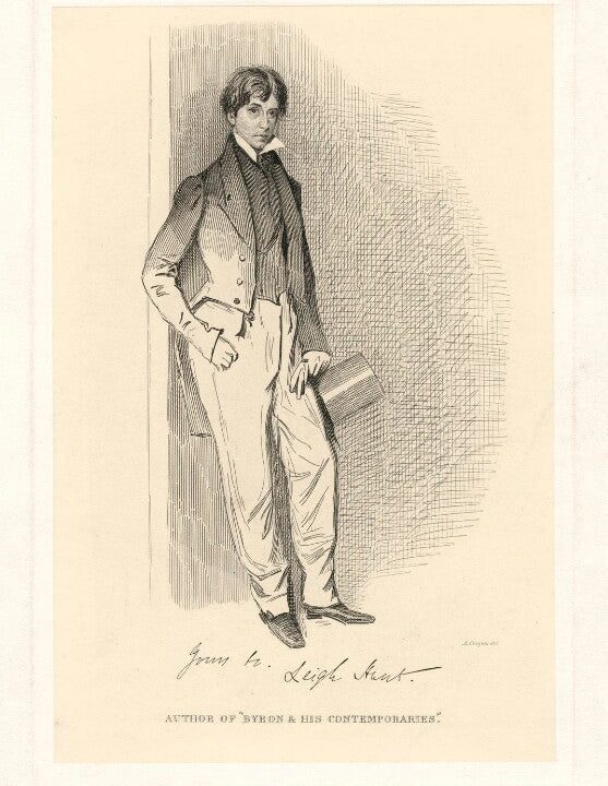 Leigh Hunt Portrait Print Cheap Best Sale