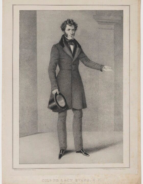 Sir George de Lacy Evans Portrait Print Big Sale Cheap Online