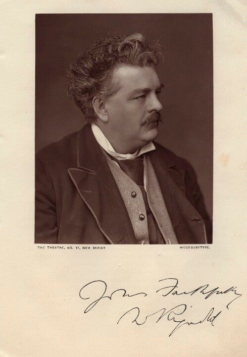 William Rignold Portrait Print Release Dates Cheap Online