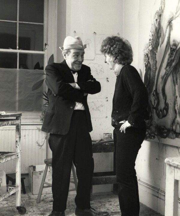Max Wall; Maggi Hambling Portrait Print Browse For Sale